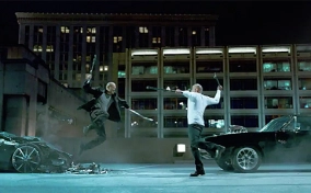 Toretto vs. Shaw Fight